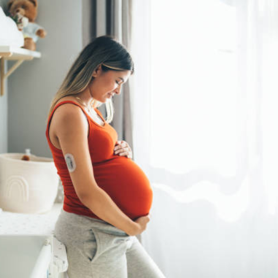 Pregnent women standing