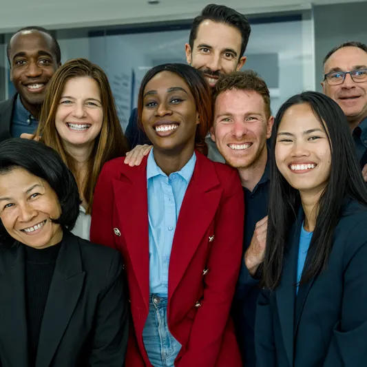 Group of cheerful Advocates