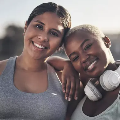 Smiling women