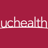 uchealth in white over red background