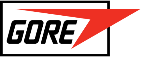 Gore corporate logo with red arrow
