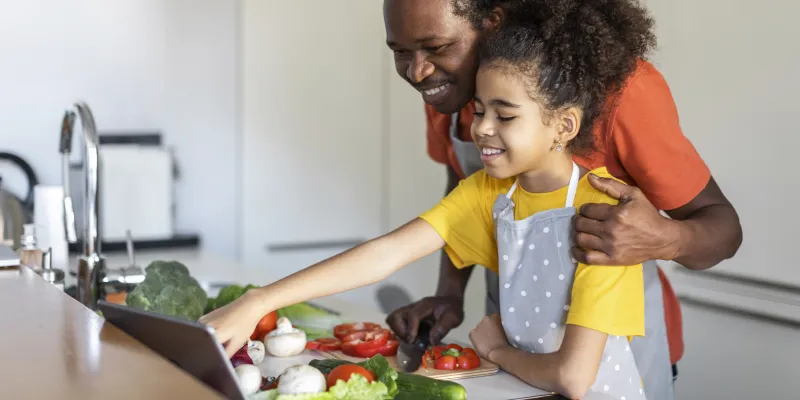 Black Girl Checking Recipe