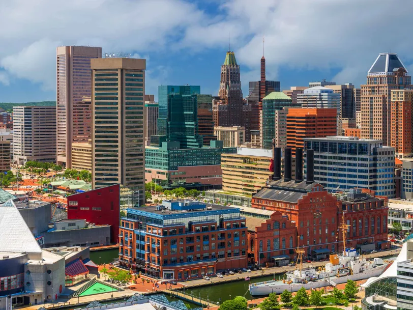 Baltimore Maryland inner harbor