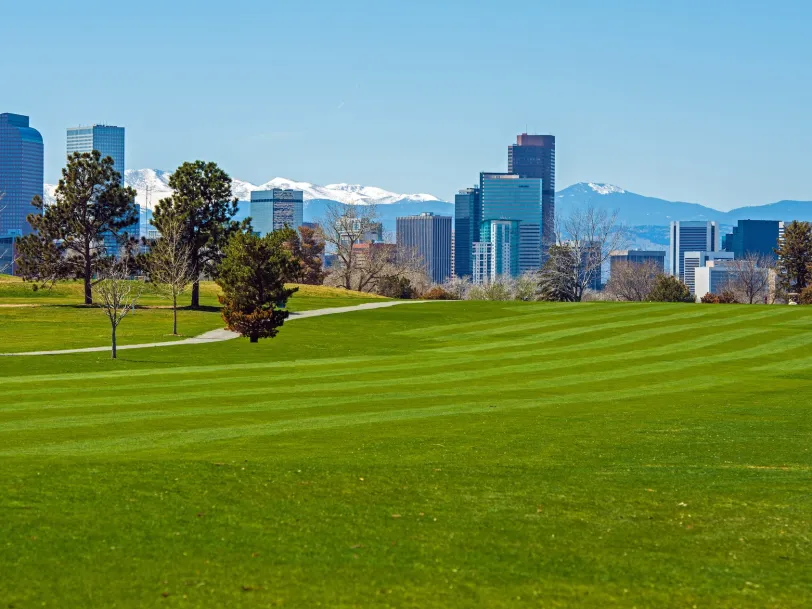 Denver colorado green fields