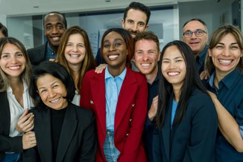 Group of cheerful Advocates