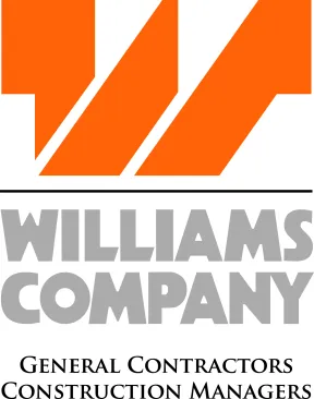 Logo: Orange W symbol above "WILLIAMS COMPANY GENERAL CONTRACTORS CONSTRUCTION MANAGERS".